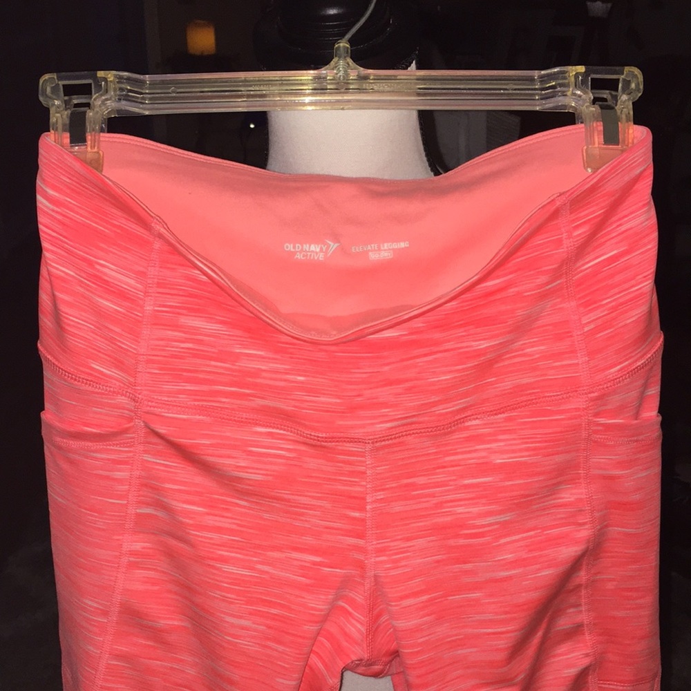 Old Navy Active Elevate Orange Capris Leggings. S… - image 3